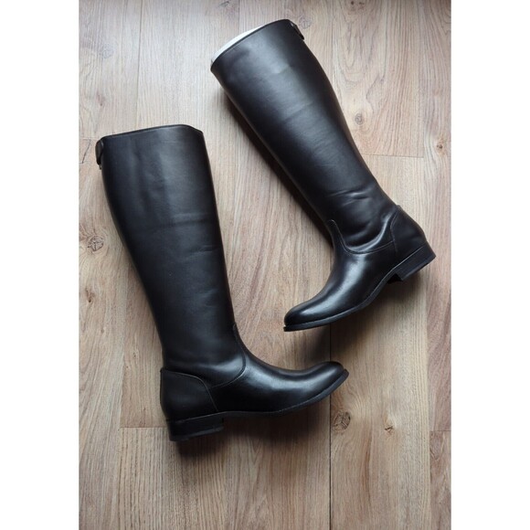 Frye Melissa Button Back Zip Tall Leather Riding Boots Womens 7 - Picture 4 of 13